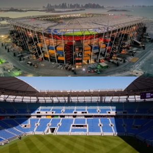 ما قصة الملعب الذي ستحصل عليه الأردن من قطر بعد المونديال .. !! صور