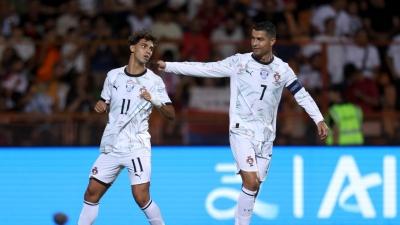 رونالدو يسطر التاريخ وفيليكس يبدع بهدف عالمي ليلة انتصار البرتغال على أرمينيا