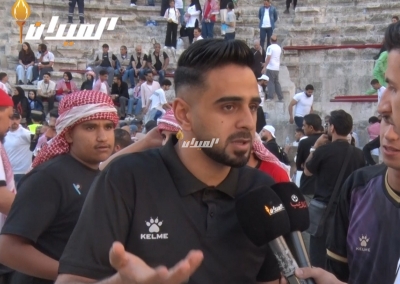 مشاركة جماهيرية واسعة لمؤازرة النشامى في المدرج الروماني .. وهذا قالوه بعد الخسارة 