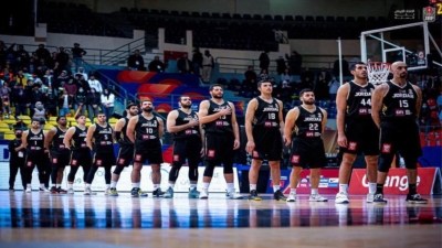 منتخب السلة يختتم الدور الأول بمواجهة العراق الأحد