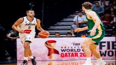 منتخب السلة يتعرض لخسارة قاسية أمام أستراليا ضمن تصفيات كأس العالم