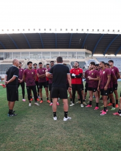 الحسين يُنهي تدريباته اليومية استعدادًا لمواجهة الشرطة العراقي 